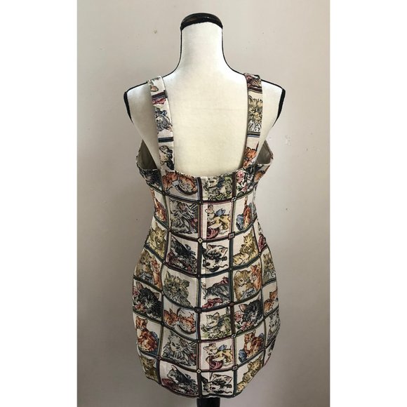 NWT Cider Cat Lover tapestry jumper dress - Picture 5 of 6